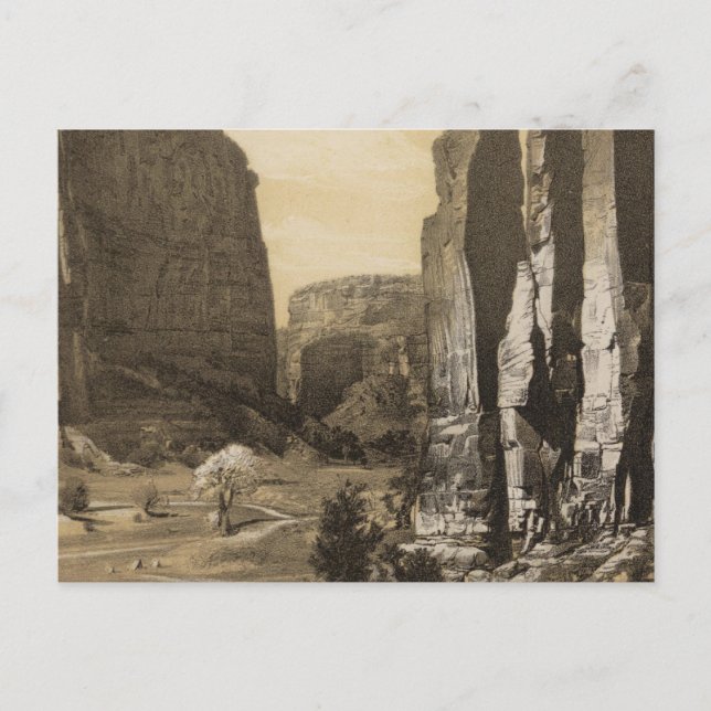 Canon de Chelle, NM Postcard (Front)