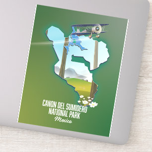 Canon del Sumidero, mexico map