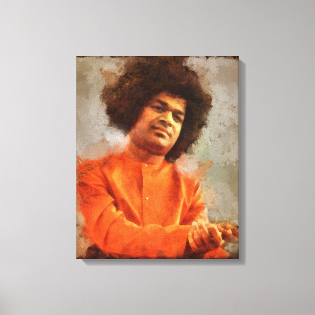 Canon Legends Sathya Sai Baba - Canvas Print (Front)