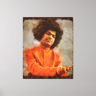 Canon Legends Sathya Sai Baba - Canvas Print