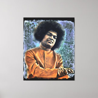 Canon Legends Sathya Sai Baba - Canvas Print