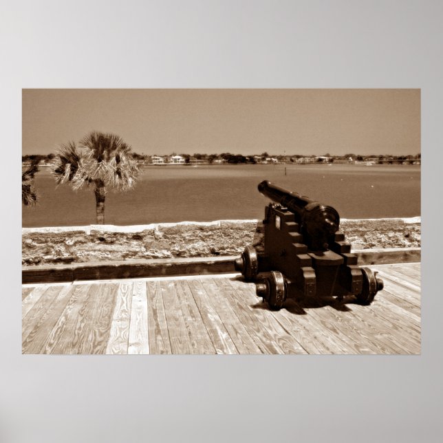 Canon over inlet sepia 1 poster (Front)