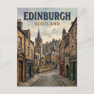 Canongate Edinburgh Scotland Postcard