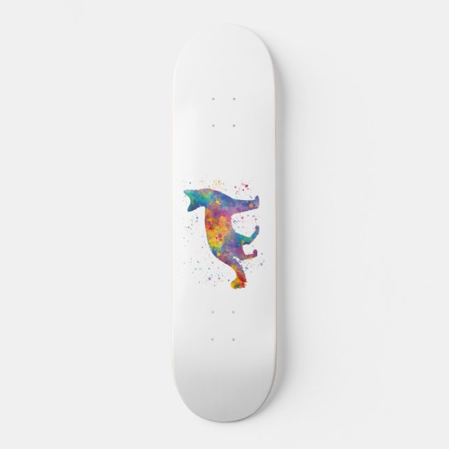 Canopy cat silhouette skateboard (Front)
