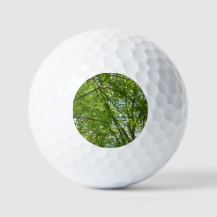Canopy of Spring Leaves Green Nature Scene Golf Balls