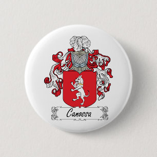 Canossa Family Crest 6 Cm Round Badge