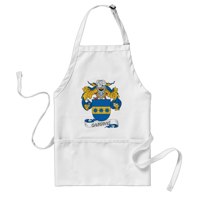 Canovas Family Crest Standard Apron (Front)