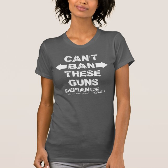 Can't Ban These Guns Racerback Tank (Front)