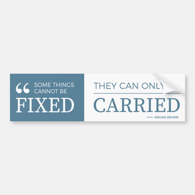 can't be fixed - bumper sticker (Front)