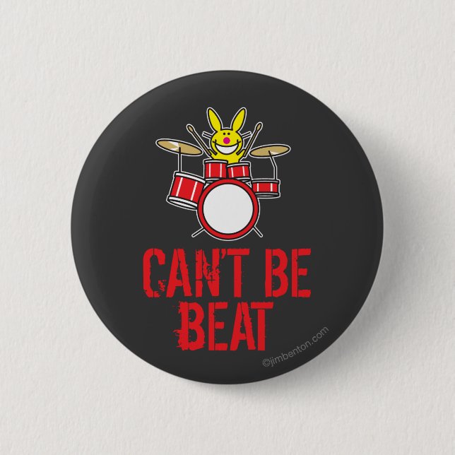 Can't Beat Me 6 Cm Round Badge (Front)