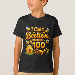 Can't believe been 100 days of school bee kids T-Shirt