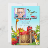 Can't Contain The Excitement Photo Invitation