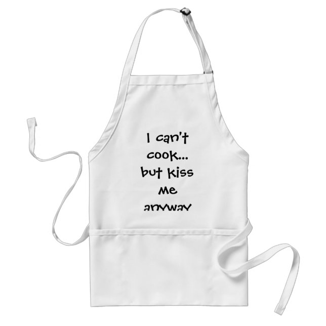 "Can't Cook" Apron (Front)