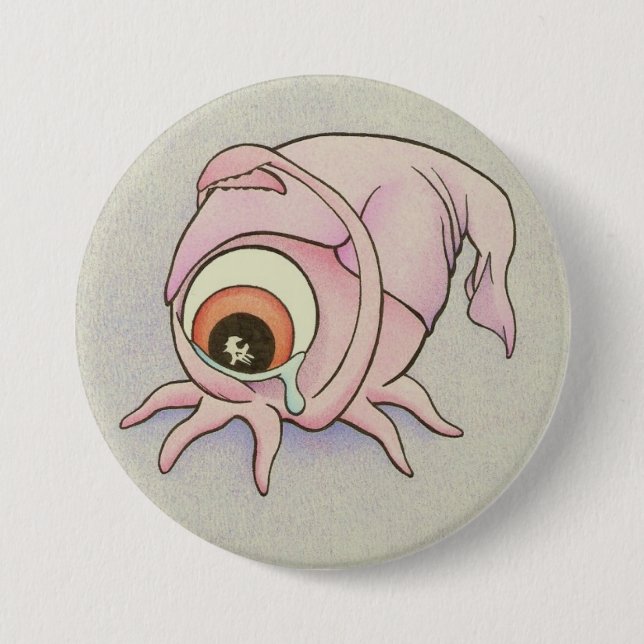 can't help but cry 7.5 cm round badge (Front)