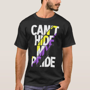Can't Hide My Pride Asexual Flag Ace Lgbtq Asexual T-Shirt