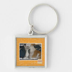 Can't Hold Up Much Longer Key Ring