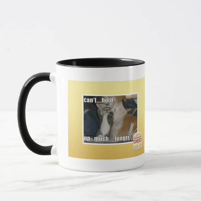 Can't Hold Up Much Longer Mug (Left)