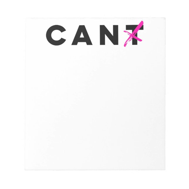 Can't into Can Notepad (Front)