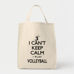 Can't Keep Calm Volleyball Tote Bag