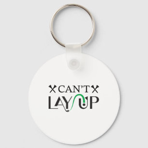 Cant Lay Up Logo Funny Golf _1  Key Ring
