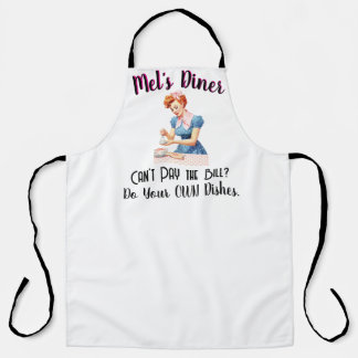 Cant Pay the bill custom DIner Apron