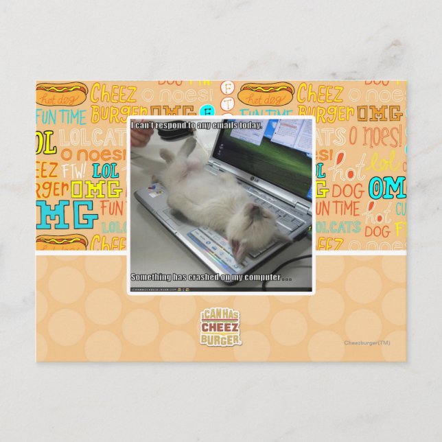 Can't respond postcard (Front)