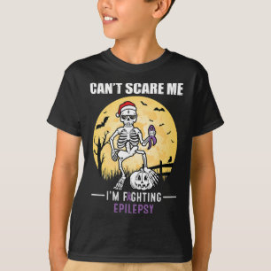 Can't Scare Me- Epilepsy Awareness Supporter Hallo T-Shirt