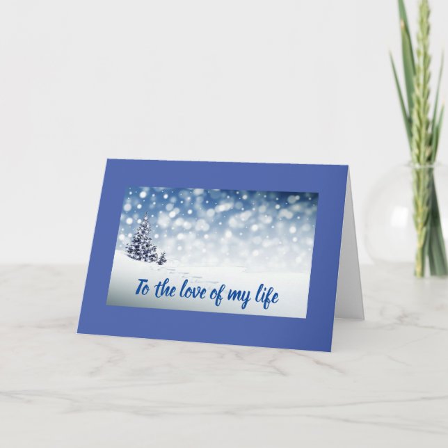 *CAN'T THINK OF ANYONE I'D RATHER BE WITH* HOLIDAY CARD (Front)