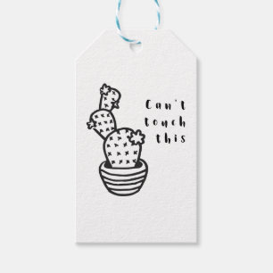 Cant Touch Cactus Gift Tags
