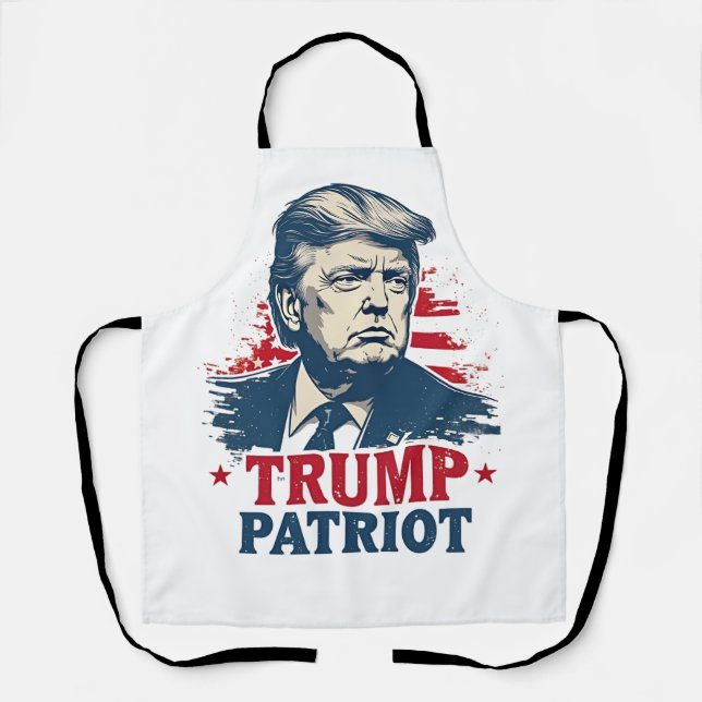 Can't Wait Until This Nightmare Ends Trump 2025 Apron (Front)