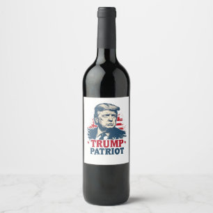 Can't Wait Until This Nightmare Ends Trump 2025 Wine Label