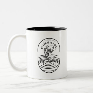 Can't Work Today My Arm Is In A Cast Two-Tone Coffee Mug