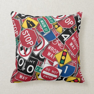 Can't You Read The Signs Cushion