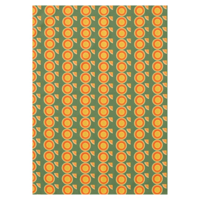 Cantalope Cantaloupe Fruit Tablecloth 100% Cotton (Front)