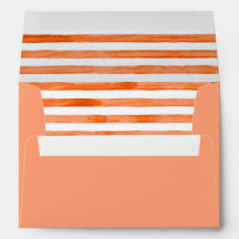 Cantaloupe Coloured Envelope