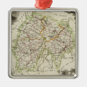 Cantaloupe Metal Tree Decoration