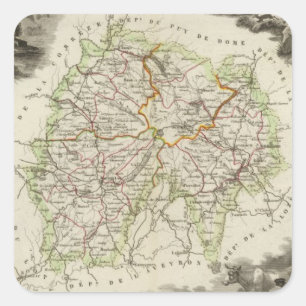 Cantaloupe Square Sticker