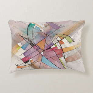 CANTATA in PASTEL MAJOR Abstract Art Decorative Cushion