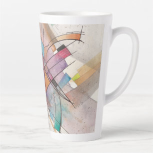 CANTATA in PASTEL MAJOR Abstract Art Latte Mug