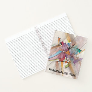 CANTATA in PASTEL MAJOR Abstract Watercolor Notebook
