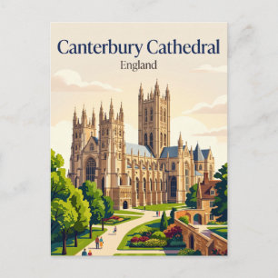Canterbury Cathedral England Postcard