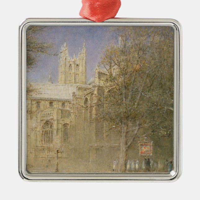 Canterbury Cathedral Metal Tree Decoration (Front)