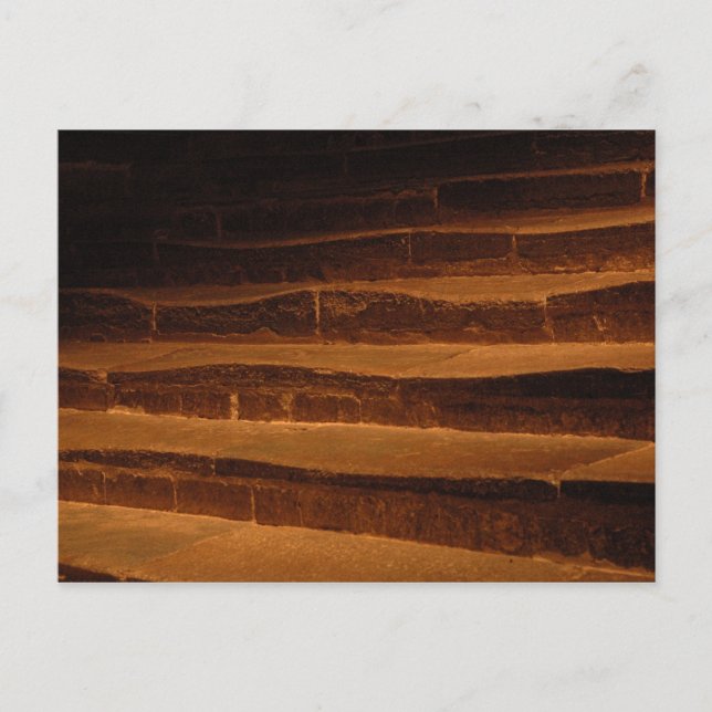 Canterbury Cathedral Steps Postcard (Front)