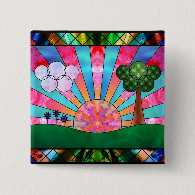 Canticle of the Sun Button (Front)