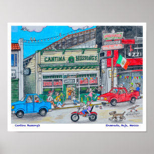 Cantina, Hussongs Poster