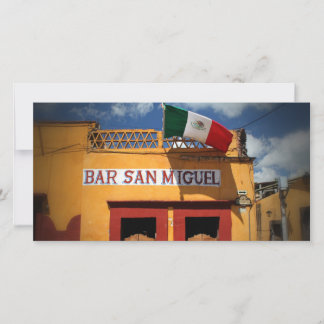 Cantina, San Miguel de Allende, Mexico, Photo Card