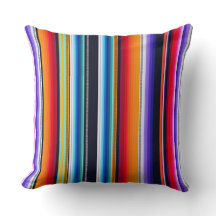Cantina serape stripes multicolor pattern