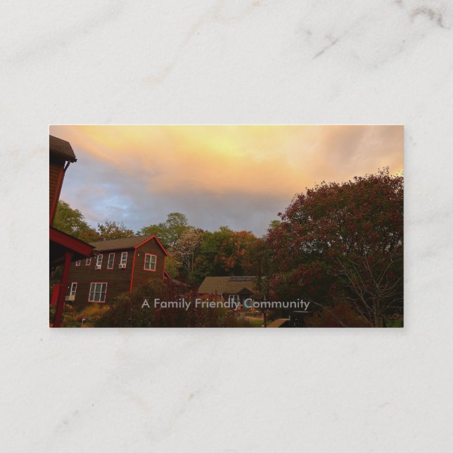 Cantine's Island Cohousing Business Cards (Back)
