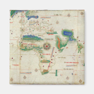 Cantino Planisphere 1502 Magnet