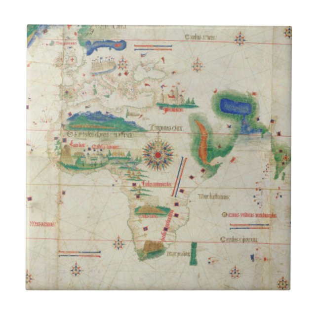 Cantino Planisphere | 1502 Tile (Front)